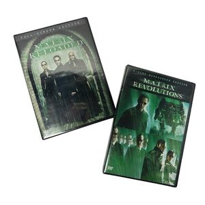 MATRIX REVOLUTIONS & MATRIX RELOADED DVD VIDEO BRAND NEW STILL SEALED